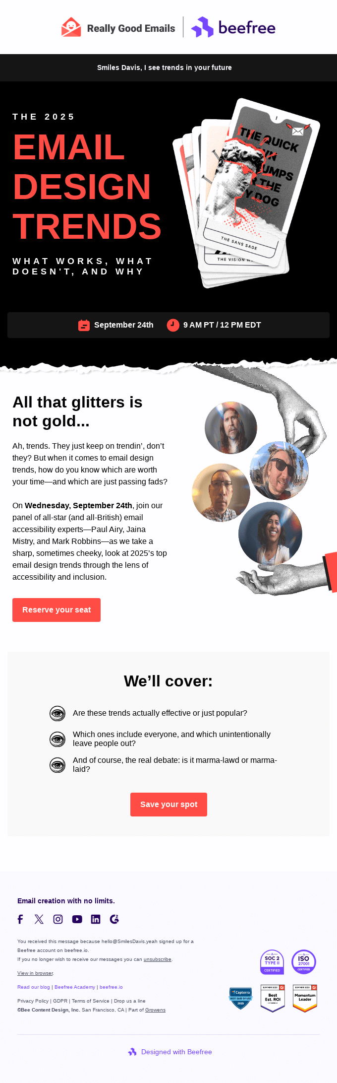 2025 Email Design Trends: What works, what doesn’t, and why