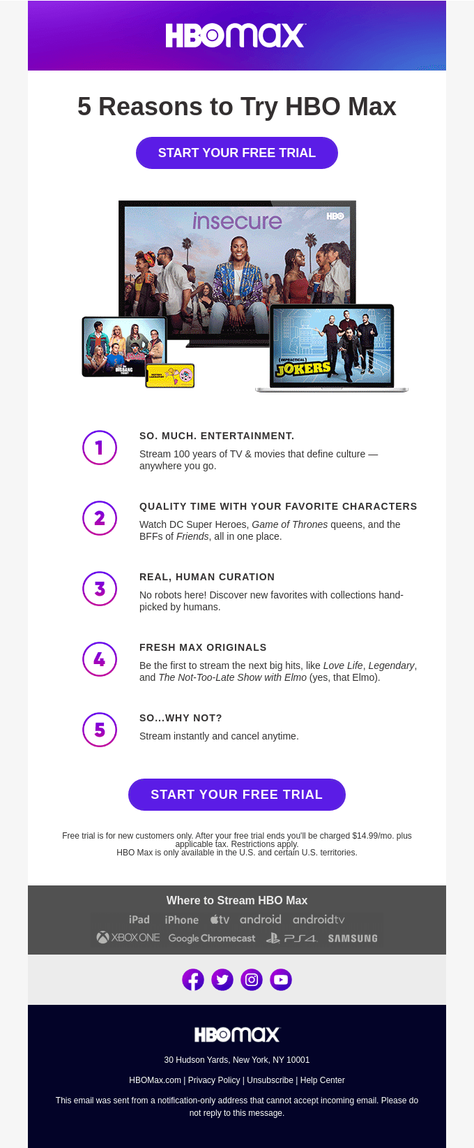 5 Reasons to Try HBO Max