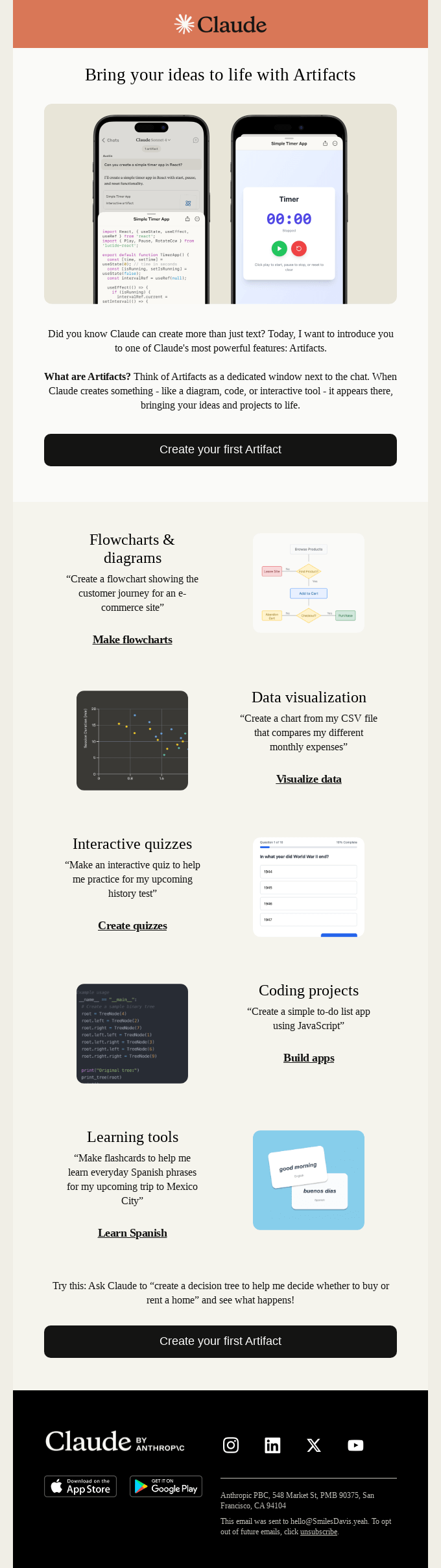 Bring your ideas to life with Artifacts (3/5)