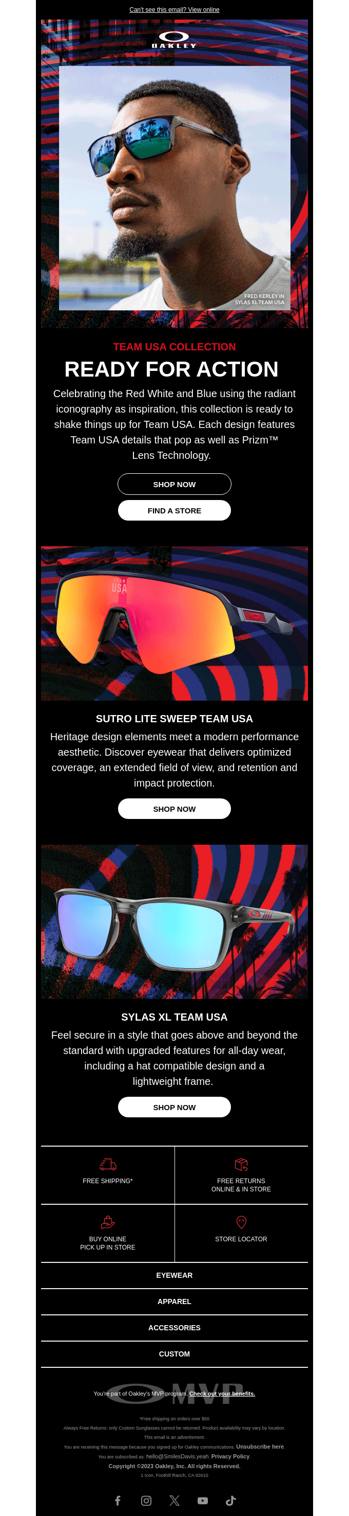 Explore the Team USA Collection
