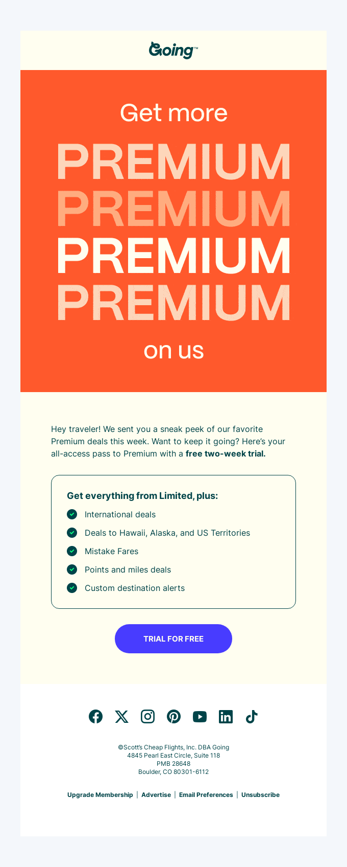Get 2 more weeks FREE