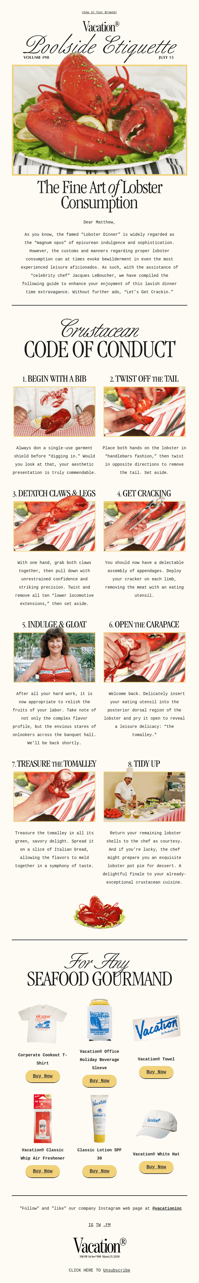 Guide to Proper Lobster Eating 🦞