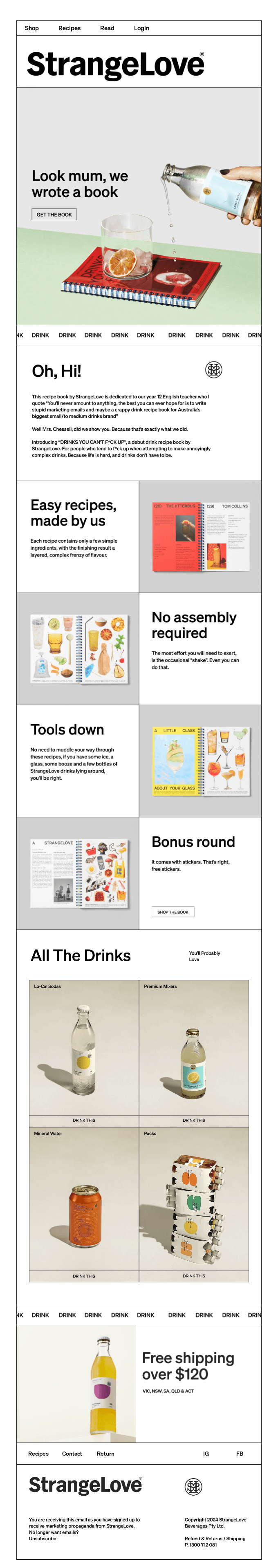 Hey mum, we wrote a recipe book.