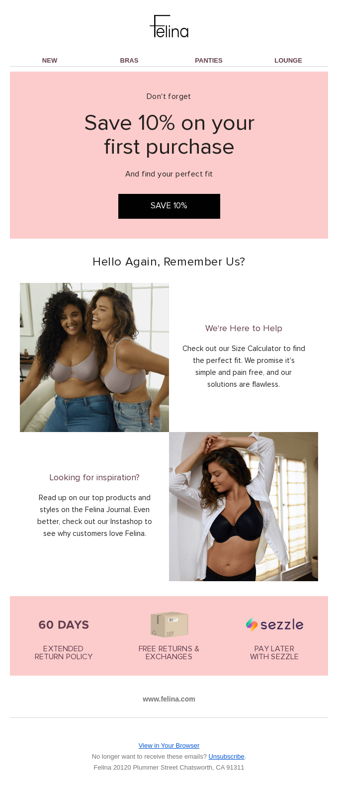 Hi Again, Reminding You Of Your 10% Off
