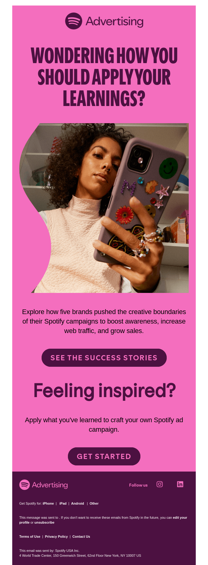 Inspo for your first Spotify campaign