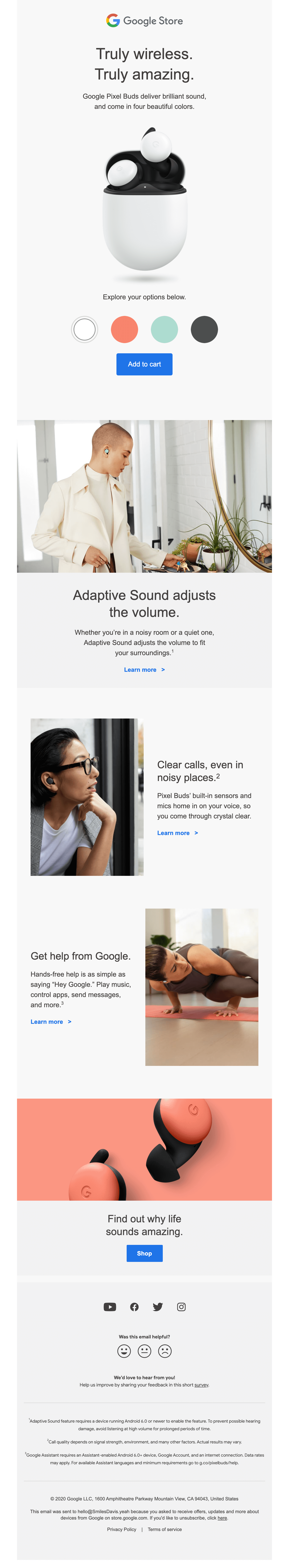 Introducing Google Pixel Buds