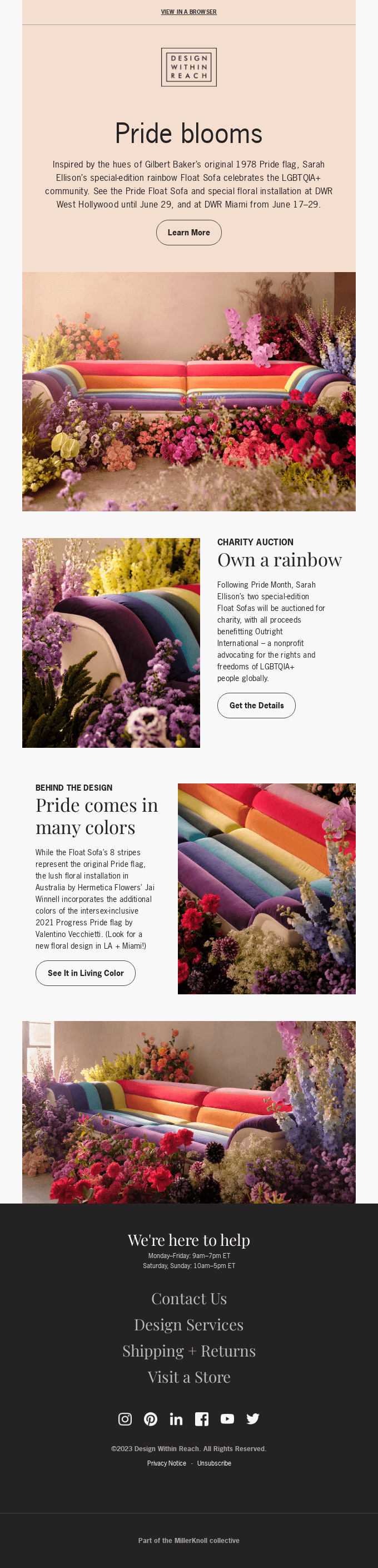 Introducing: The Pride Float Sofa