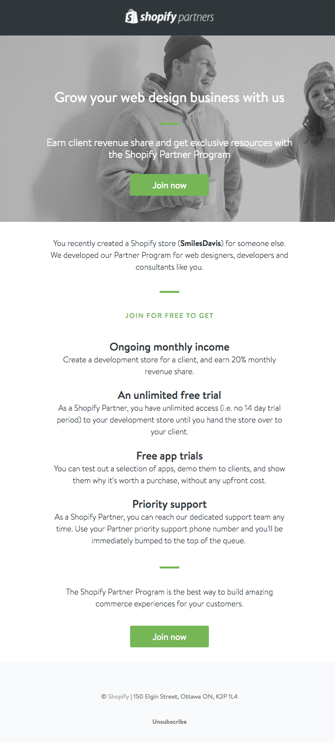 Join the Shopify Partner Program