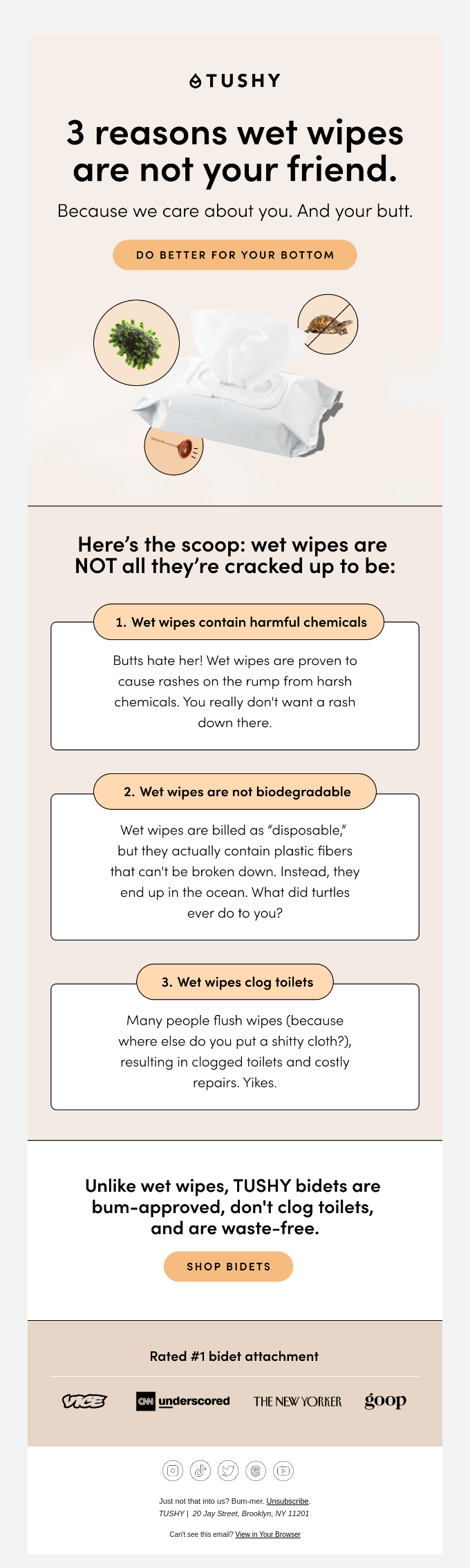 Just because you CAN flush it doesn’t mean you SHOULD