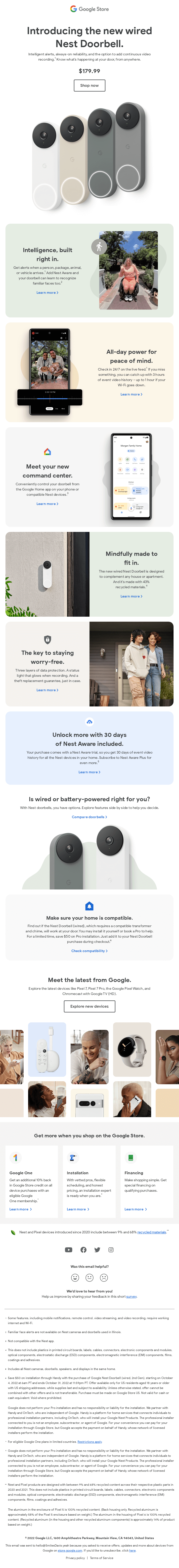 Meet the new wired Nest Doorbell