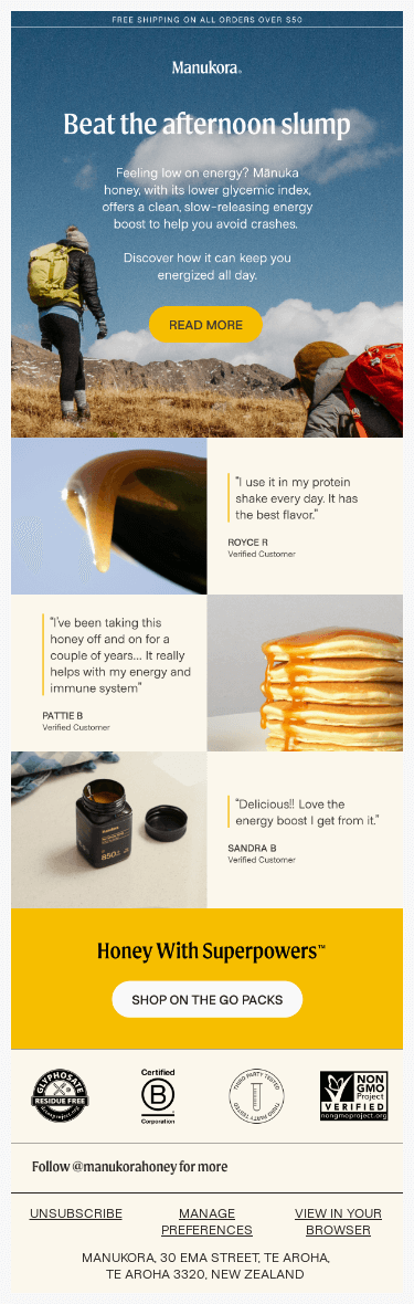 Low on energy?