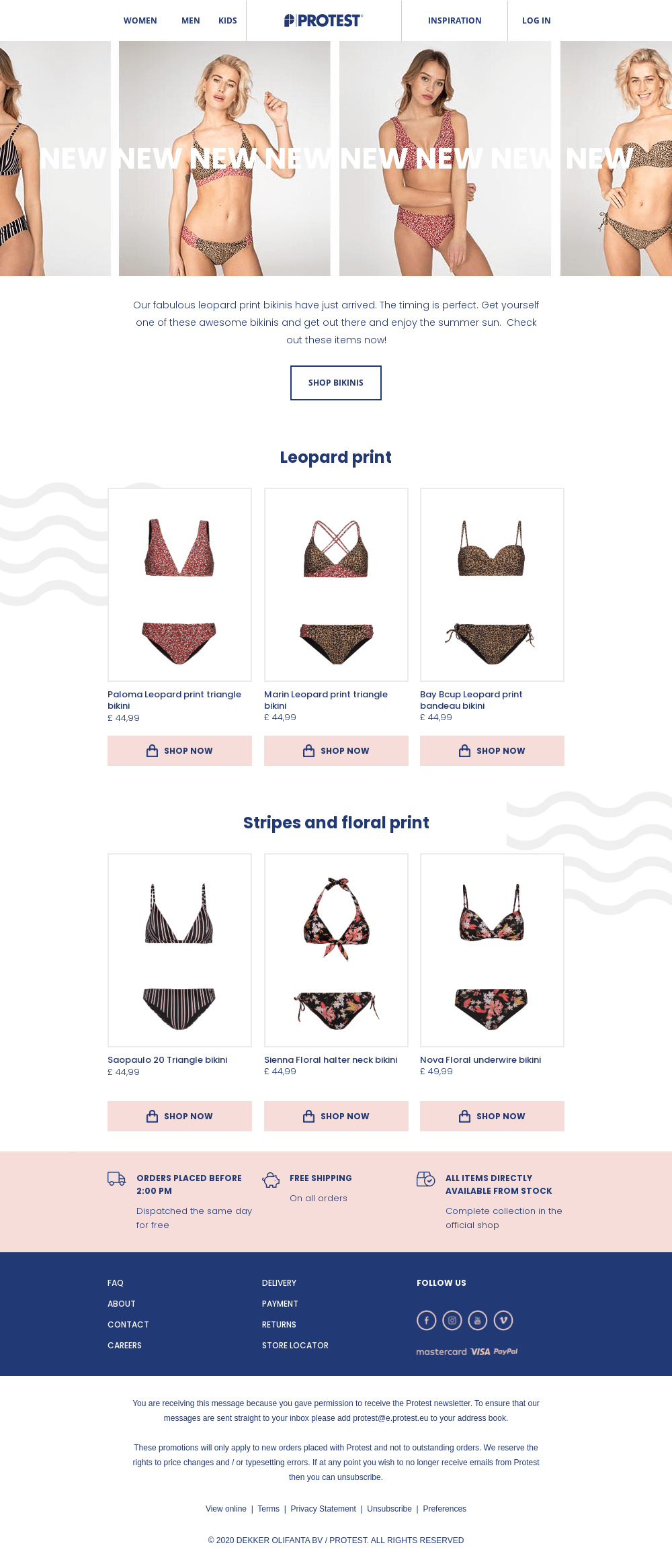 New bikinis just in!