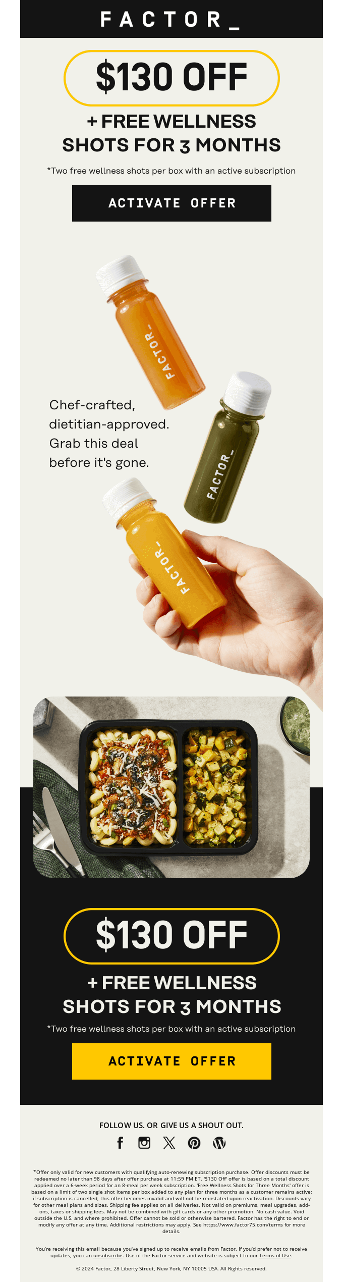 No prep, no mess meals ready in just 2 minutes!