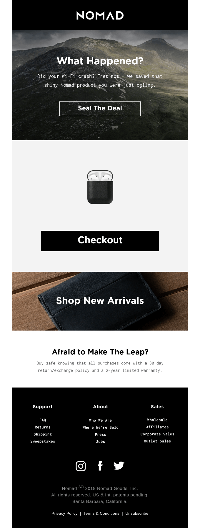 Nomad Gear is Selling Out Quick