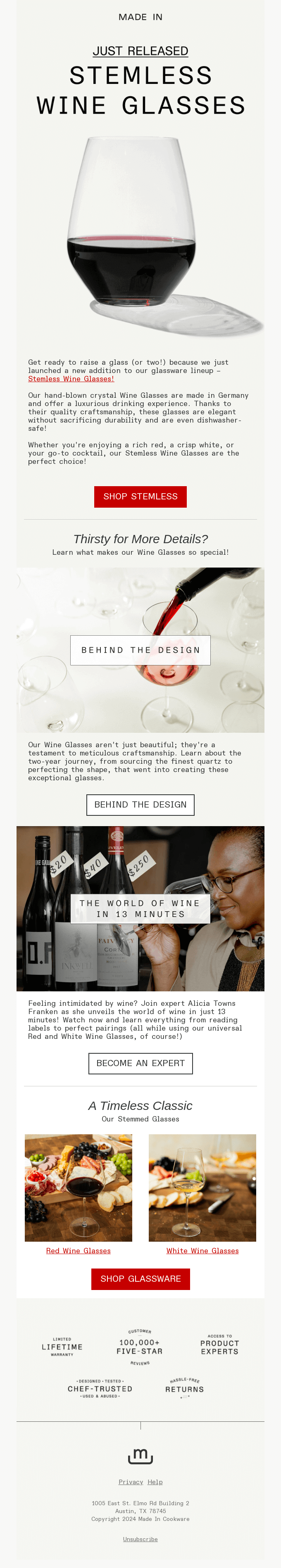 Our New Stemless Wine Glasses are Here 🍷🍷