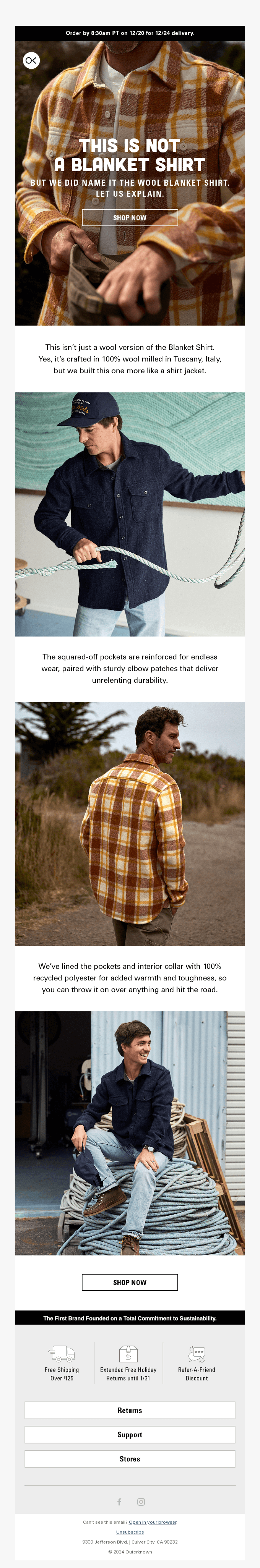 Our New Wool Blanket Shirt