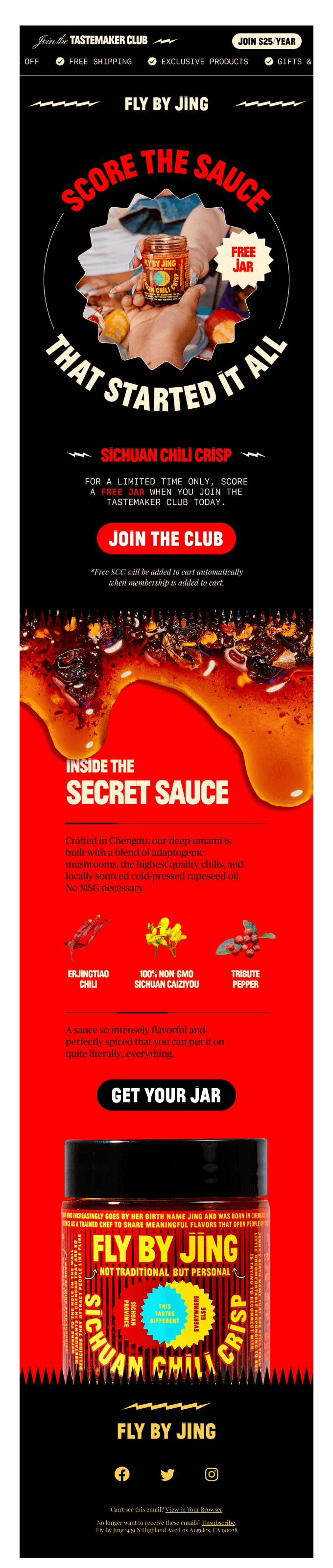 Score free sauce