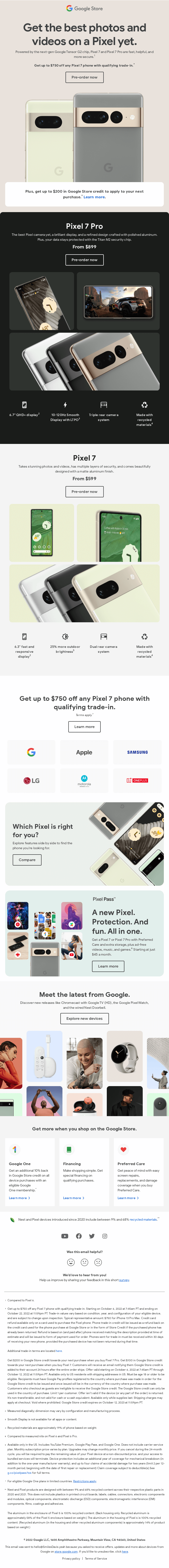 Switch to the new Pixel 7 or Pixel 7 Pro