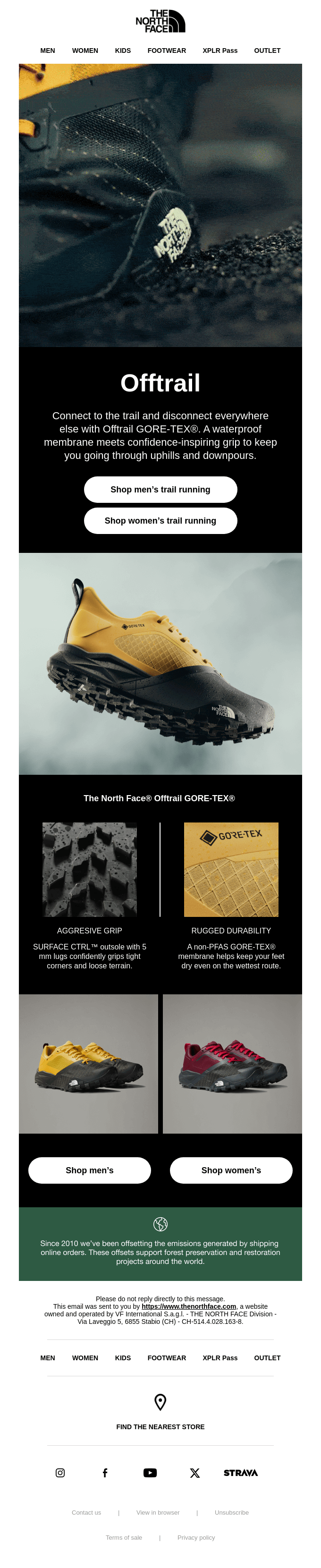 Take on any weather with Offtrail GORE-TEX® Shoes
