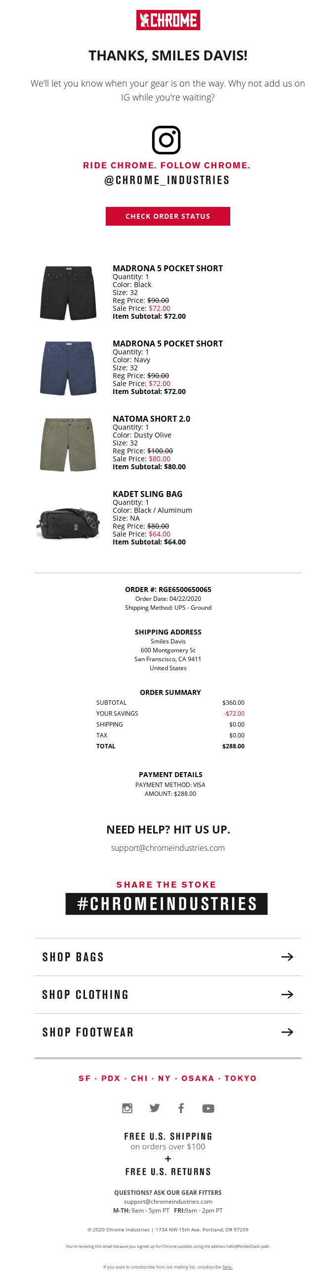 Thanks for your order!