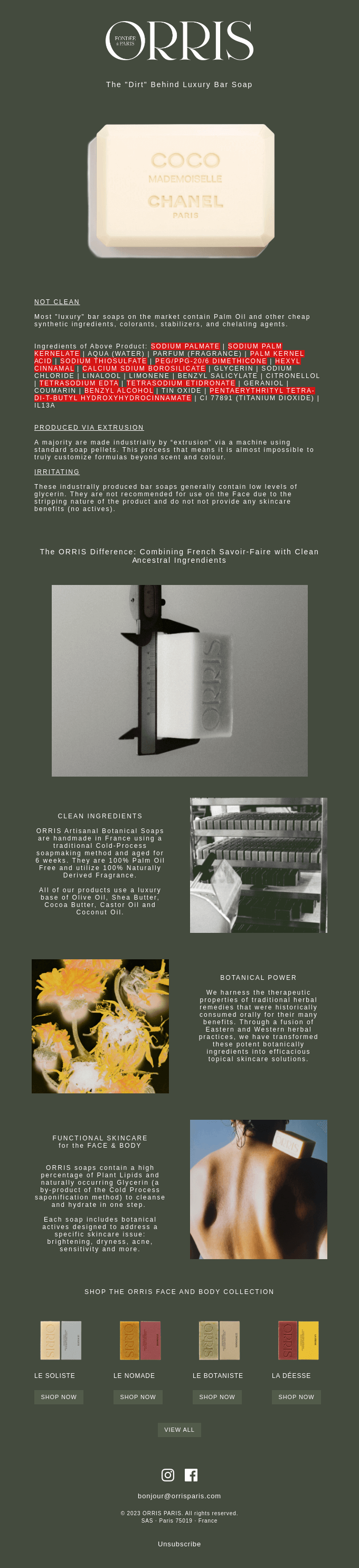 The "Dirt" Behind Luxury Bar Soap