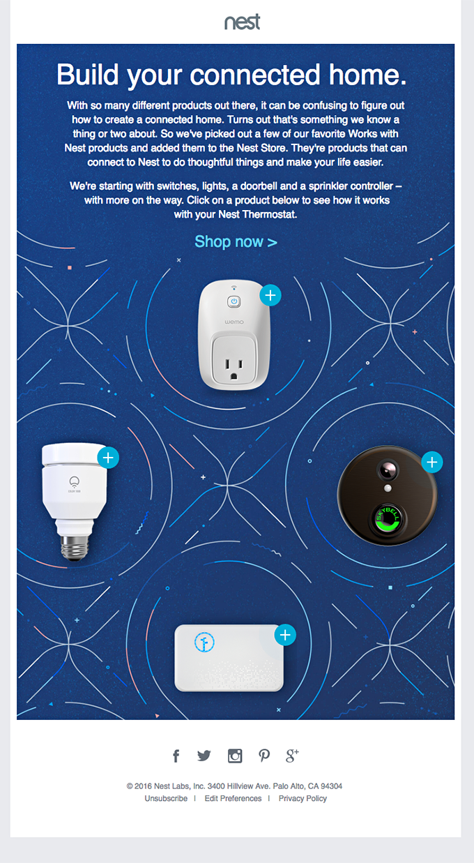 The Nest Store opens its doors to Works with Nest.