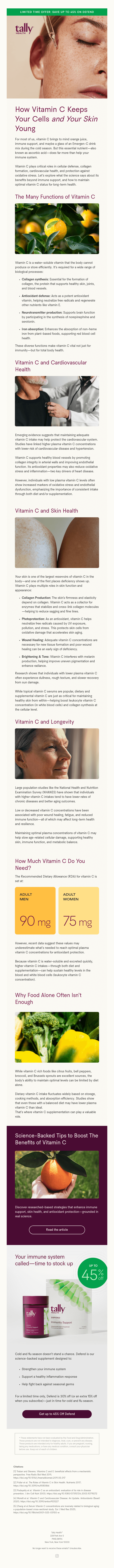 The skin-deep science of Vitamin C