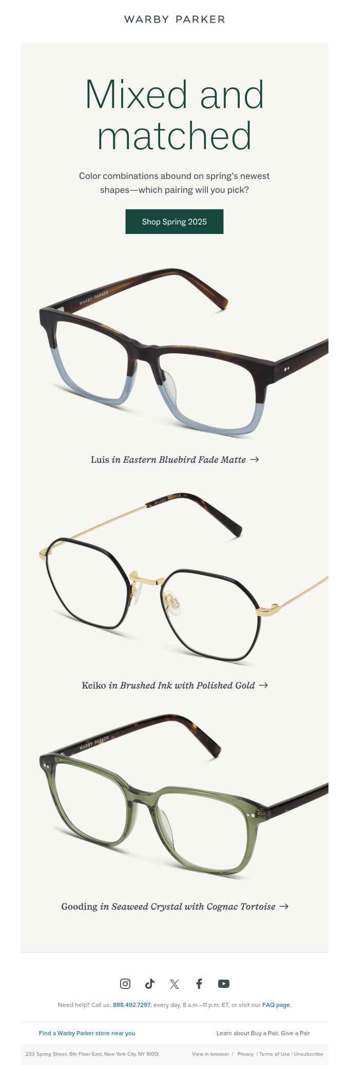 Try out a two-toned look