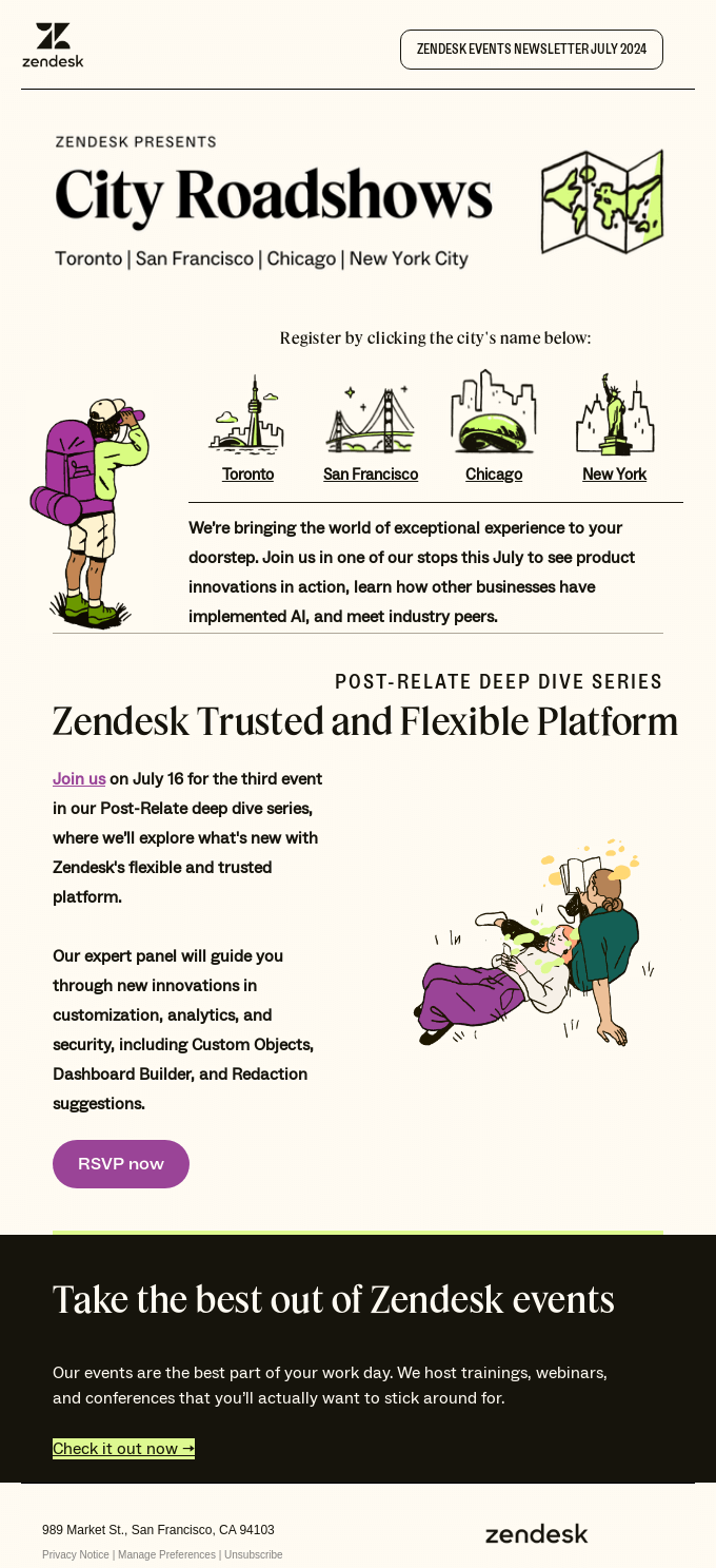 Unlock the future with Zendesk Events