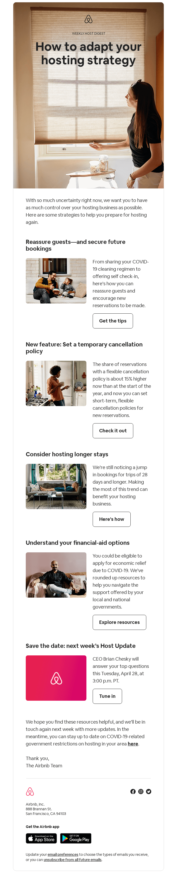 Weekly Host Digest: Preparing for guests again