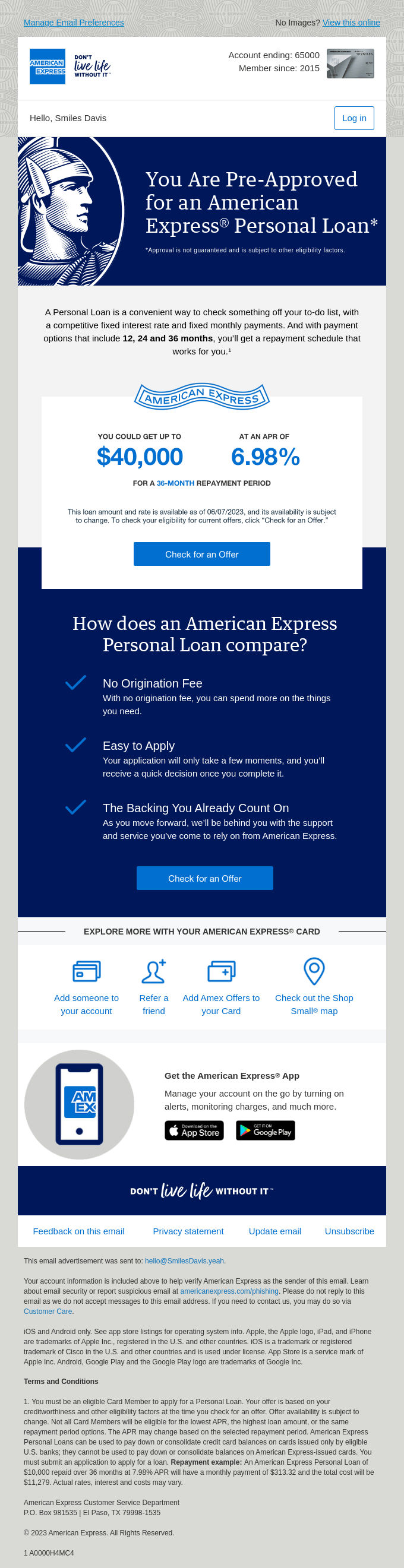 What could you do with an American Express® Personal Loan?